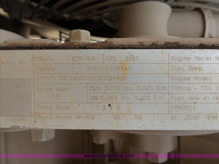 image for item K7045 2015 shop built pressure testing water pump station trailer