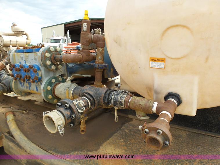 image for item K7045 2015 shop built pressure testing water pump station trailer