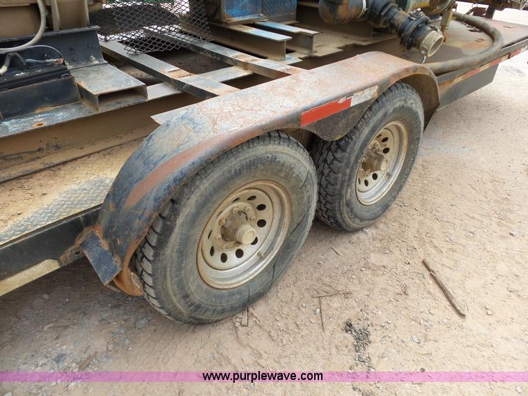 image for item K7045 2015 shop built pressure testing water pump station trailer