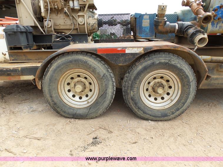 image for item K7045 2015 shop built pressure testing water pump station trailer