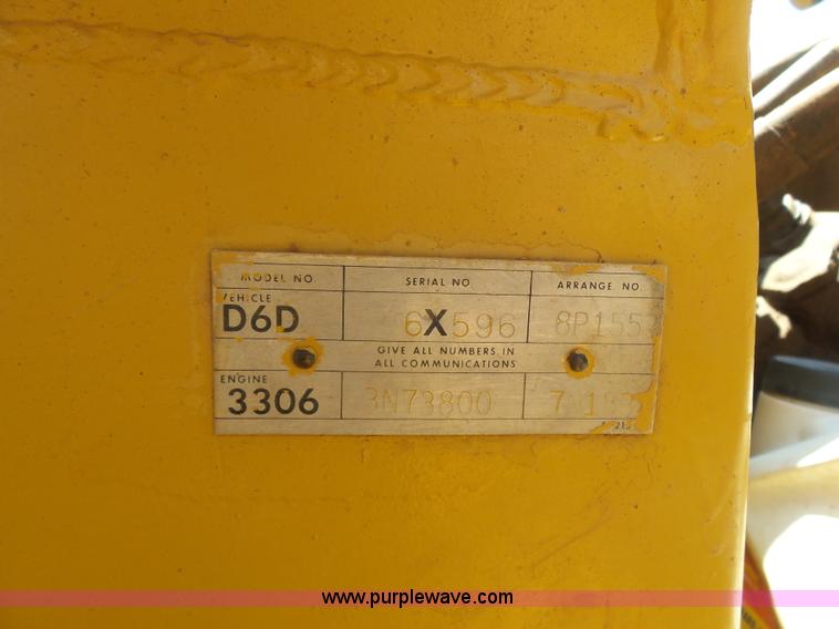 image for item K7047 Caterpillar D6D pipelayer