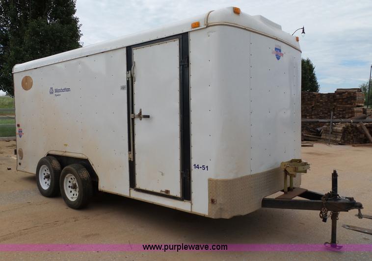 image for item K7048 2008 Load Runner ILRD716TA2 enclosed cargo trailer