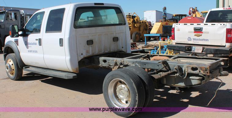 image for item K7051 2008 Ford F450 Super Duty XLT Crew Cab truck cab and chassis