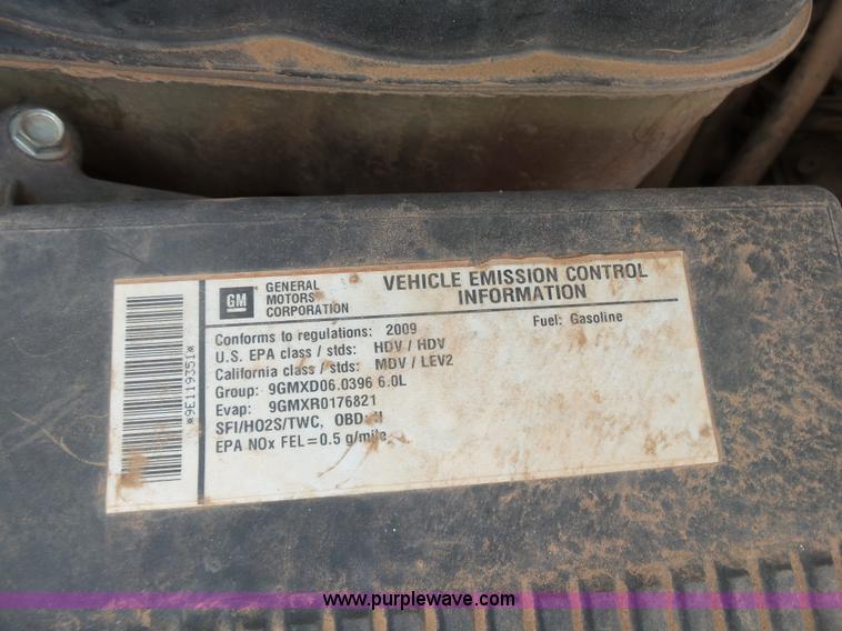 image for item K7053 2009 Chevrolet Silverado 2500HD LT Ext. Cab pickup truck