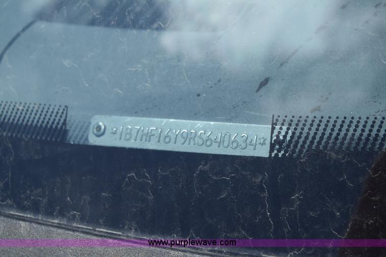 image for item K2782 1994 Dodge Ram 1500 pickup truck