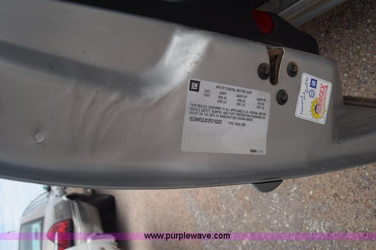 image for item K2791 2002 Pontiac Grand Prix