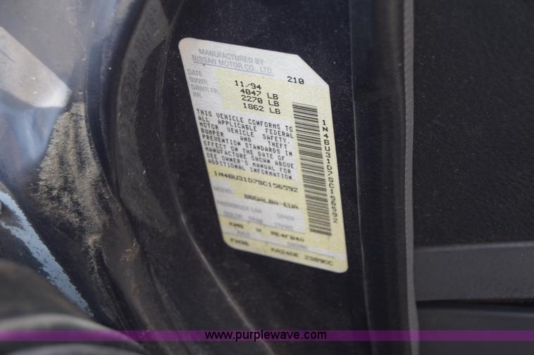 image for item K2807 1995 Nissan Altima