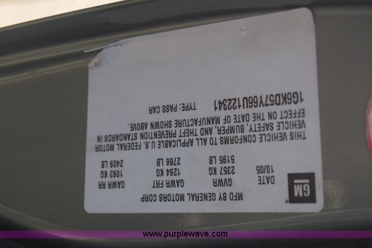 image for item K2835 2006 Cadillac DTS