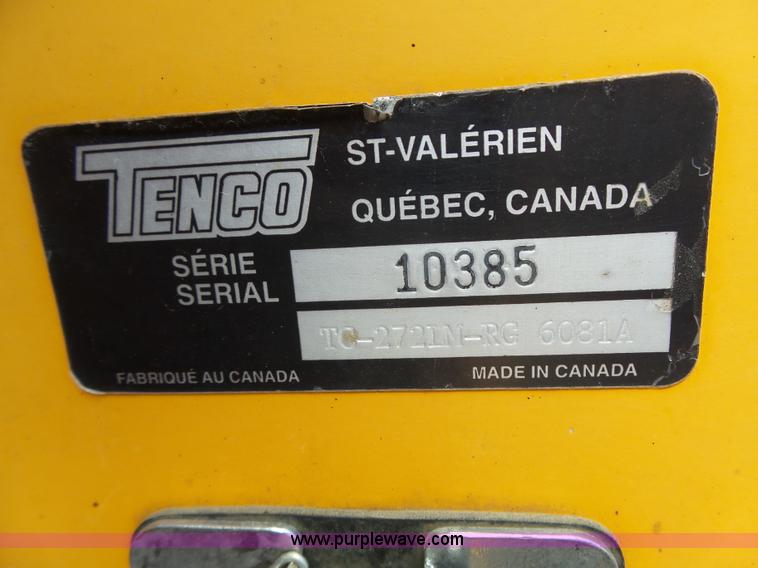 image for item DA2750 1997 Tenco TC-272LM snow blower