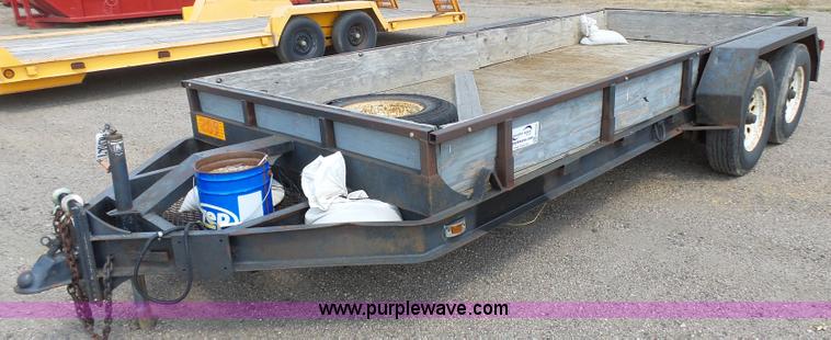 image for item DA2754 1988 shop built equipment trailer