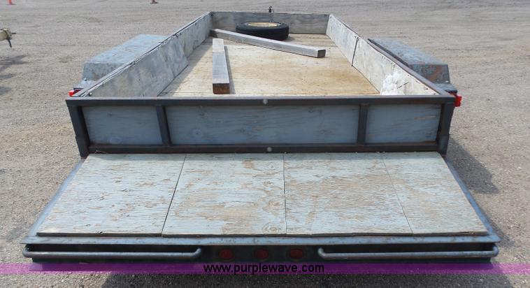 image for item DA2754 1988 shop built equipment trailer