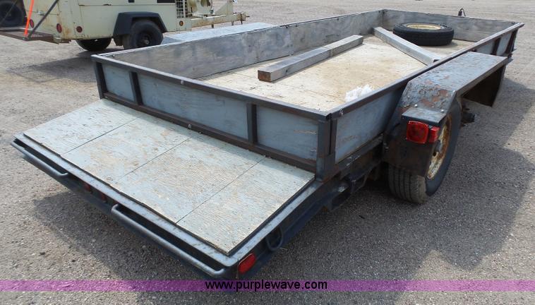 image for item DA2754 1988 shop built equipment trailer