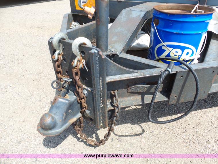 image for item DA2754 1988 shop built equipment trailer