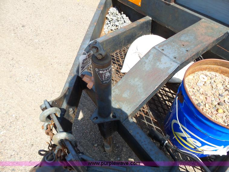 image for item DA2754 1988 shop built equipment trailer