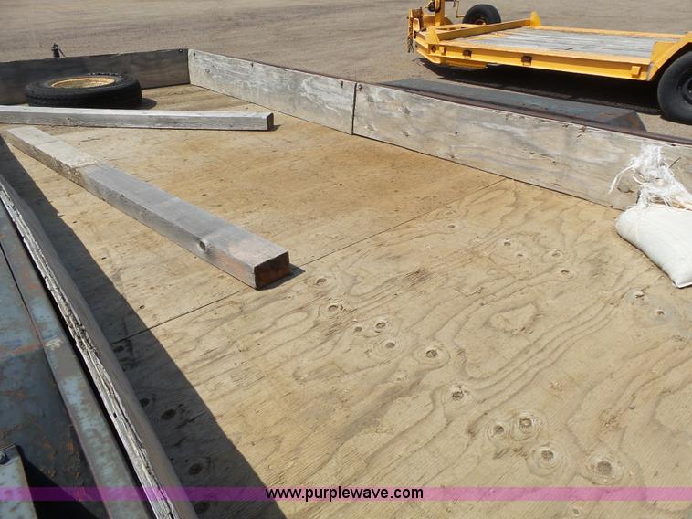 image for item DA2754 1988 shop built equipment trailer