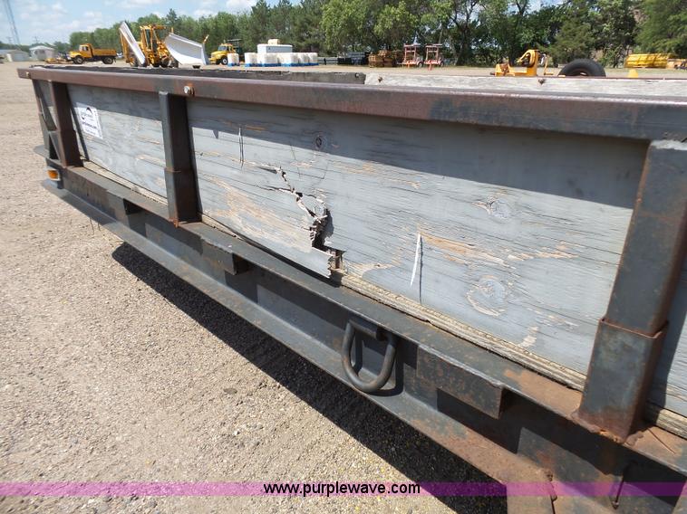image for item DA2754 1988 shop built equipment trailer
