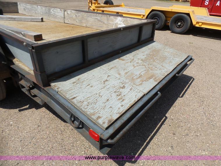 image for item DA2754 1988 shop built equipment trailer