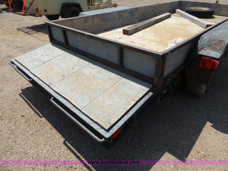 image for item DA2754 1988 shop built equipment trailer
