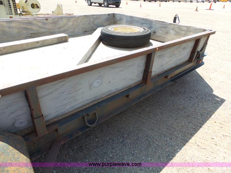 image for item DA2754 1988 shop built equipment trailer