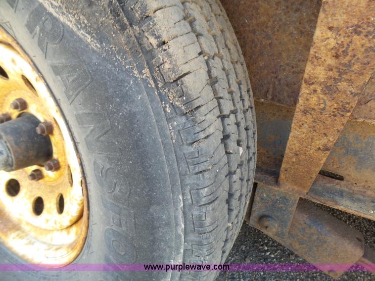 image for item DA2754 1988 shop built equipment trailer