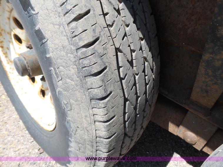 image for item DA2754 1988 shop built equipment trailer