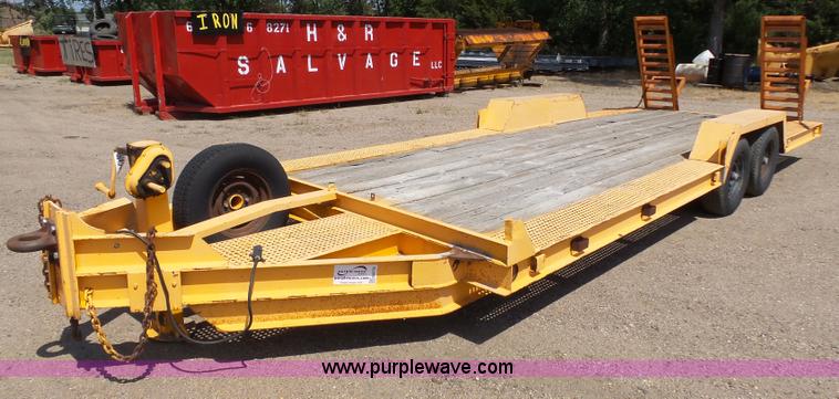 image for item DA2755 1991 shop built equipment trailer