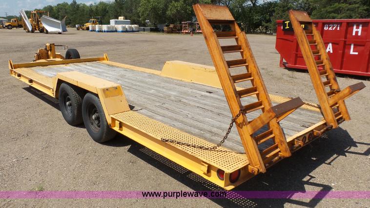 image for item DA2755 1991 shop built equipment trailer