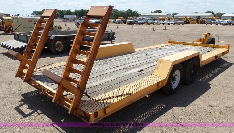 image for item DA2755 1991 shop built equipment trailer