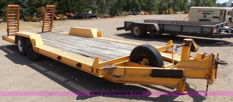 image for item DA2755 1991 shop built equipment trailer