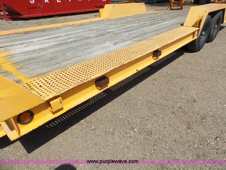 image for item DA2755 1991 shop built equipment trailer