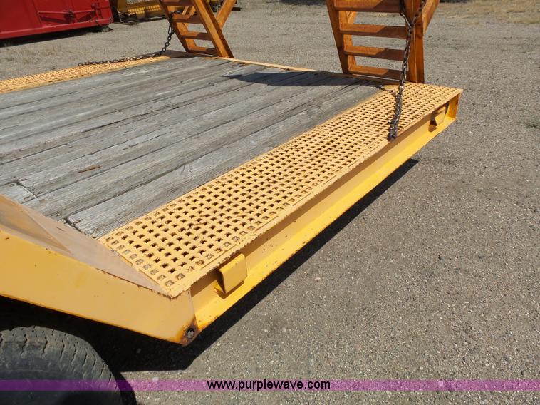 image for item DA2755 1991 shop built equipment trailer