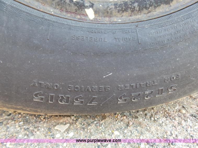 image for item DA2755 1991 shop built equipment trailer