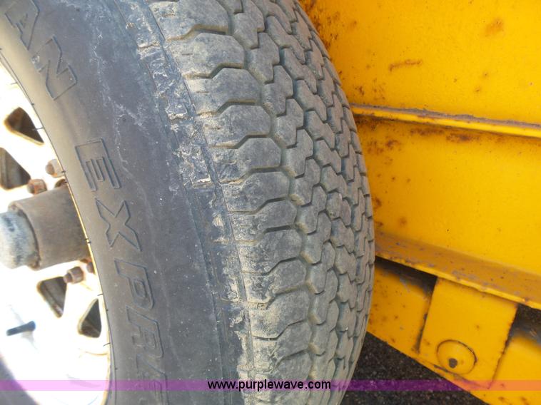 image for item DA2755 1991 shop built equipment trailer