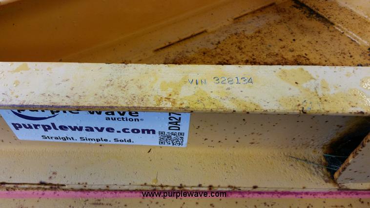 image for item DA2755 1991 shop built equipment trailer