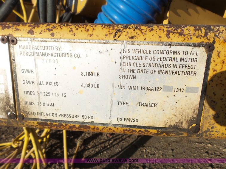 image for item DA2771 Rosco RA200 pot hole patcher