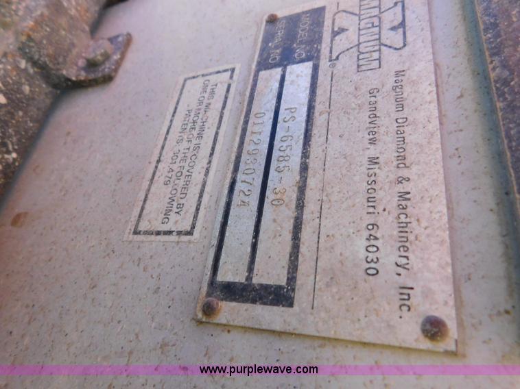 image for item DA2776 1993 Magnum PS6585/30 concrete saw