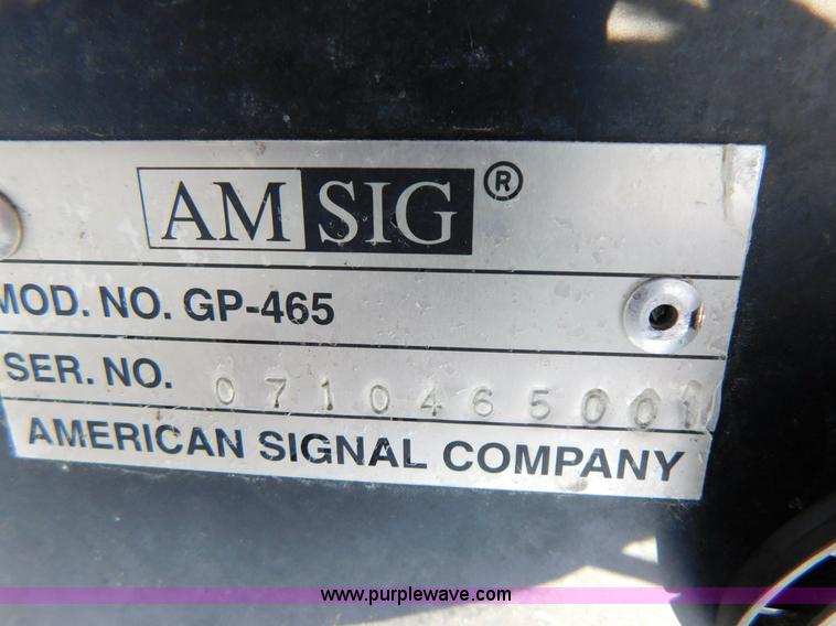 image for item DA2777 American Signal Company GP-465 message board