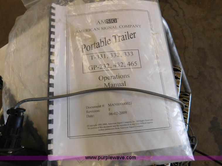 image for item DA2777 American Signal Company GP-465 message board