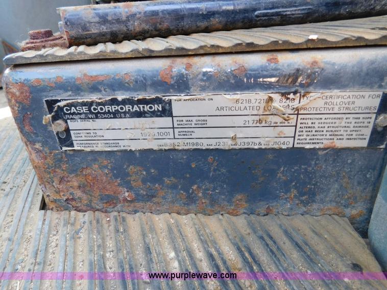 image for item DA2781 1997 Case 721B wheel loader