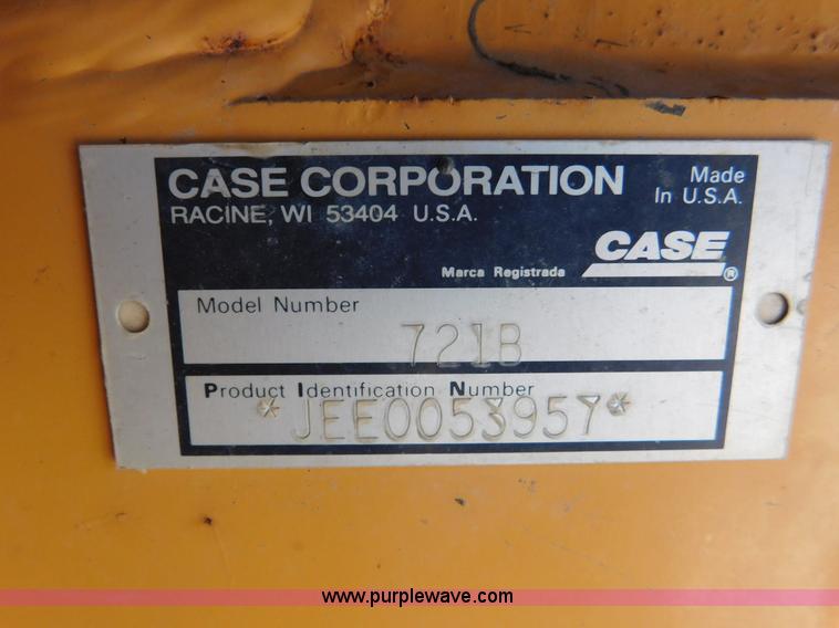 image for item DA2781 1997 Case 721B wheel loader