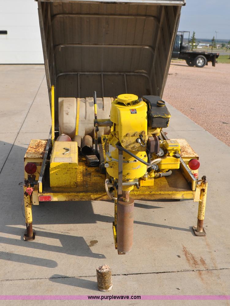 image for item G7435 Sprague & Henwood core drill with enclosed trailer