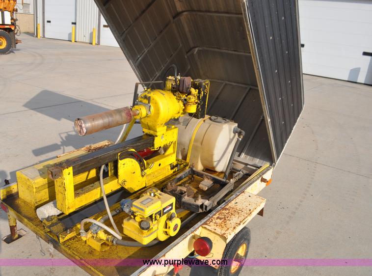 image for item G7435 Sprague & Henwood core drill with enclosed trailer
