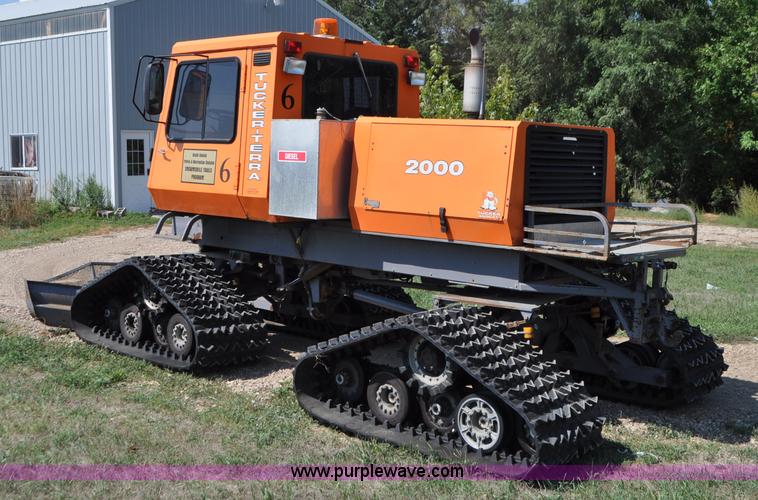 image for item G7469 2002 Tucker Terra 2000D-26-5 Sno-Cat trail groomer