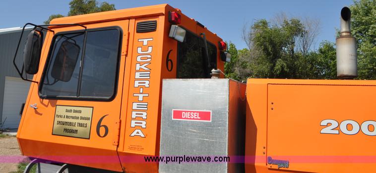 image for item G7469 2002 Tucker Terra 2000D-26-5 Sno-Cat trail groomer