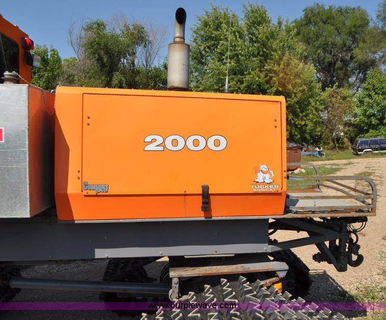 image for item G7469 2002 Tucker Terra 2000D-26-5 Sno-Cat trail groomer