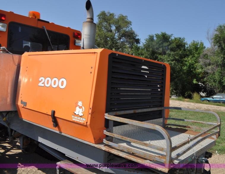 image for item G7469 2002 Tucker Terra 2000D-26-5 Sno-Cat trail groomer