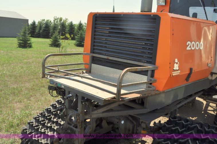 image for item G7469 2002 Tucker Terra 2000D-26-5 Sno-Cat trail groomer