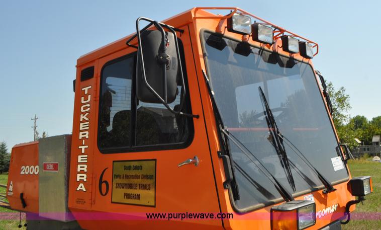 image for item G7469 2002 Tucker Terra 2000D-26-5 Sno-Cat trail groomer