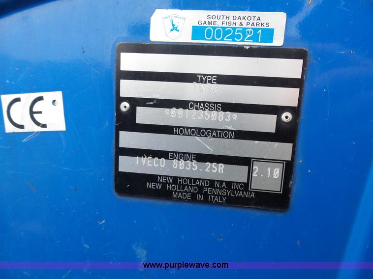 image for item J1635 2001 New Holland TN70 tractor