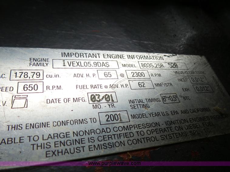 image for item J1635 2001 New Holland TN70 tractor